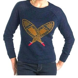 Woolrich Blue Sea Snowshoe Sweater Wool/Angora Blend